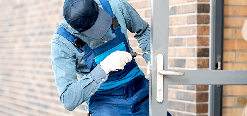 Pivot Storefront Door Locks Installation in Desert Palms, California
